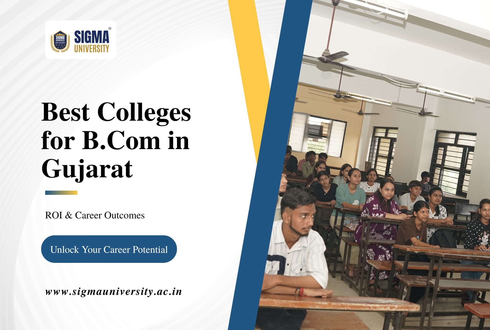 Best Colleges for B.Com in Gujarat ROI & Career Outcomes