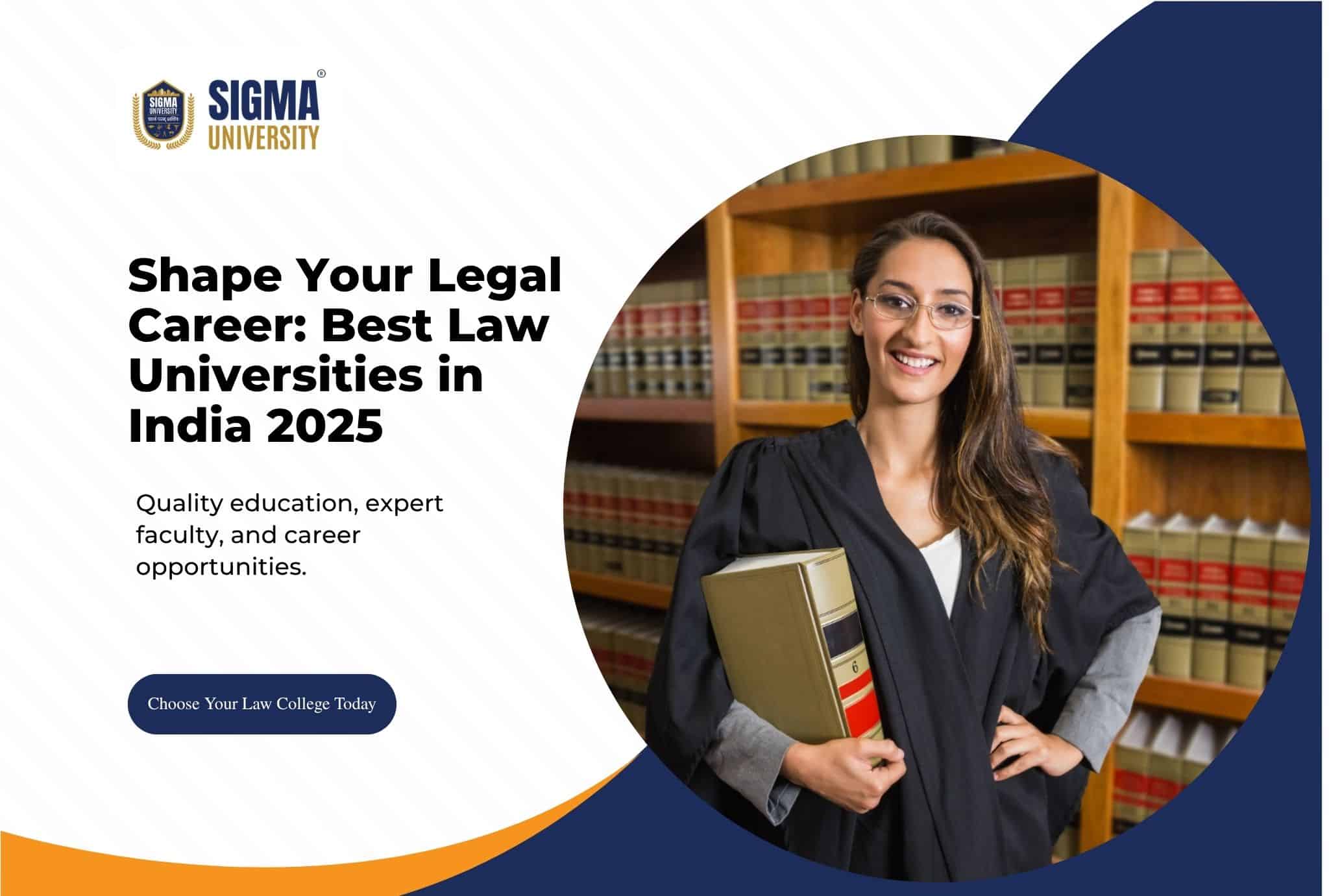 Top 10 Law Universities in India for 2025