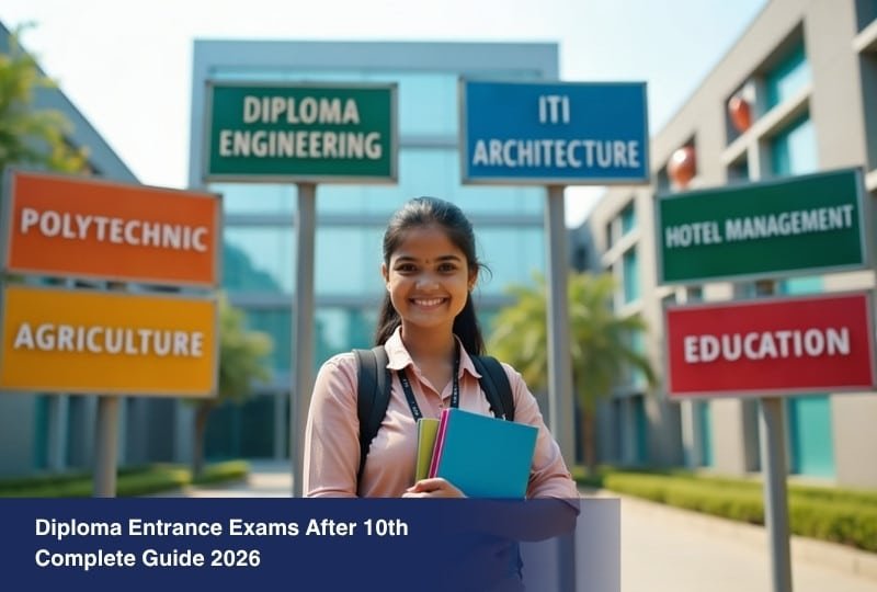 List of Diploma Entrance Exams After 10th in India – Complete Guide 2026